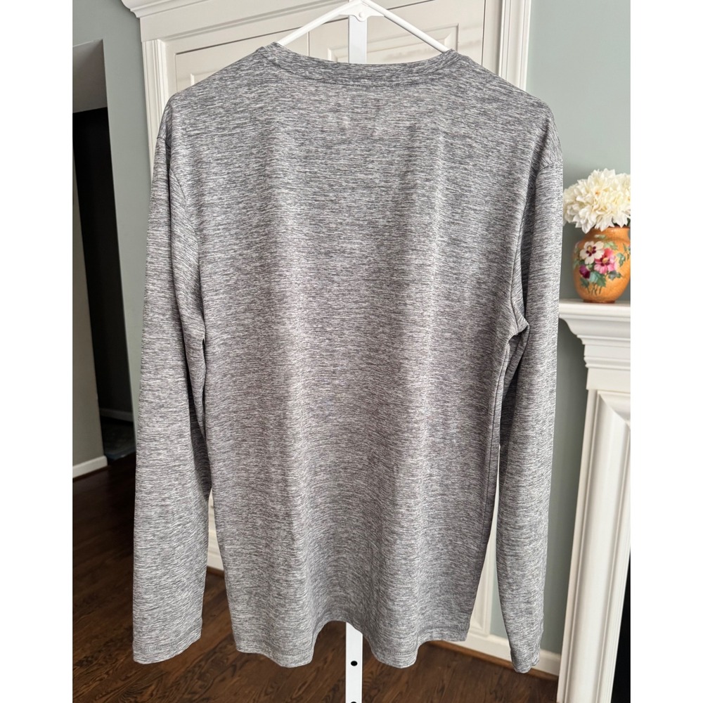 NBA Cleveland Cavaliers TX3 Cool Mens Medium Gray Long Sleeve Performance Shirt - Picture 4 of 5